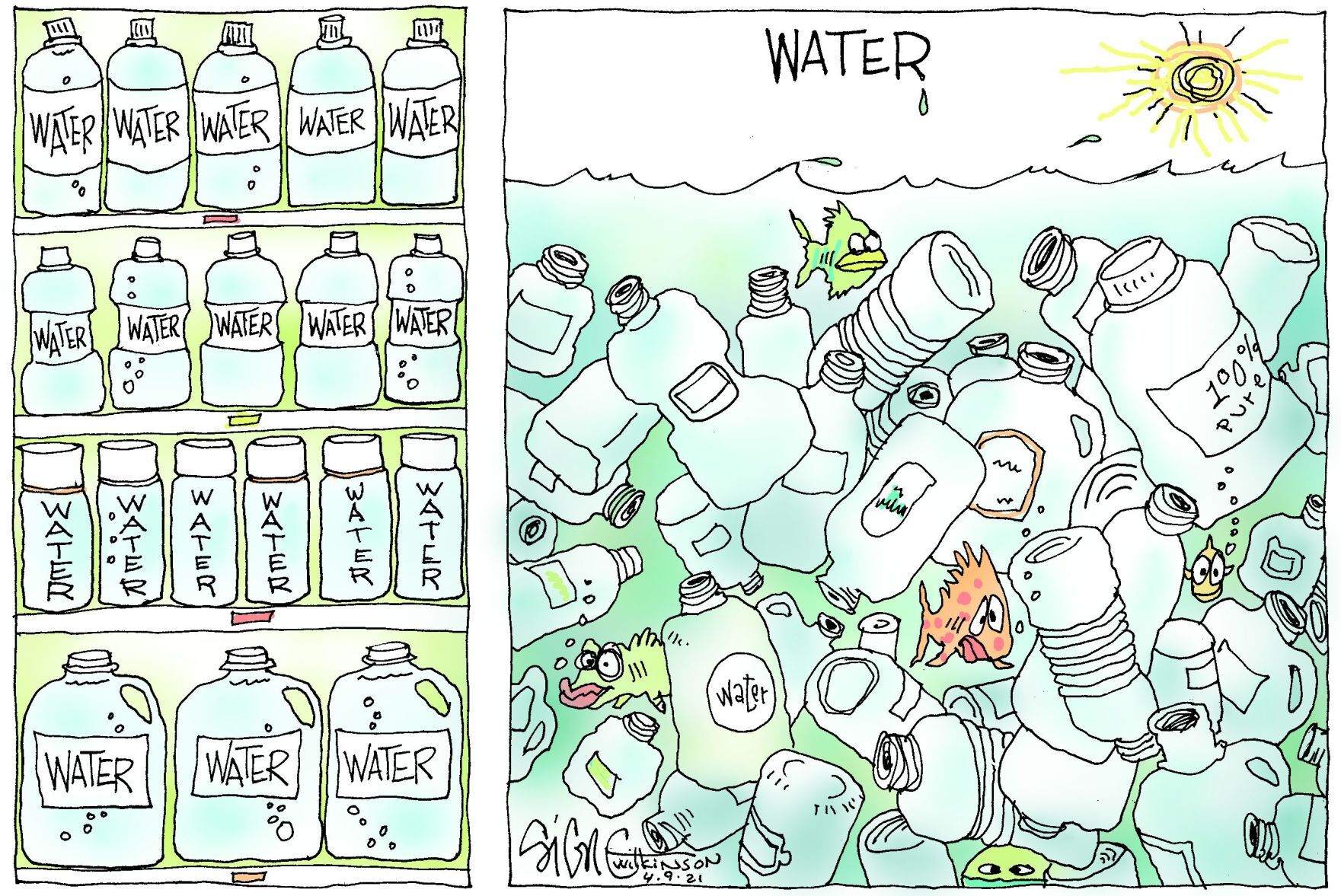Signe Wilkinson cartoon